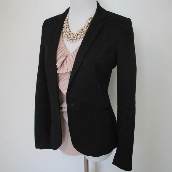 H&M Jackets & Blazers - H&M Size 2 Black Suit Blazer Jacket